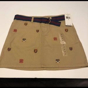 NWT....Khaki Polo Skirt